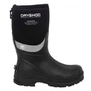 DRYSHOD Men's Steadyeti Black/Grey Mid Boot (SYT-MM-BK) - Dryshod