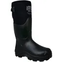 DRYSHOD Men's DungHo Max Gusset Extreme-Cold Conditions Barnyard Black/Gray Boot (DHMG-MH-BK) - Dryshod