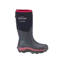 DRYSHOD Womens Arctic Storm Hi Black/Cranberry Boot (ARS-WH-CR) - Dryshod