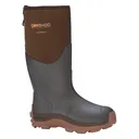 DRYSHOD Mens Haymaker Hi Brown/Peanut Hard-Working Farm Boot (HAY-MH-BR) - Dryshod