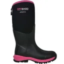 DRYSHOD Women's Legend MXT Hi Black/Pink Boots (LGX-WH-BKPN) - Dryshod