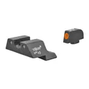 TRIJICON HD XR 3 Dot Green Tritium w/ Orange Front Outline Night Sight Set for Glock 17/19/26/27/33/34 (GL601-C-600836) - Trijicon