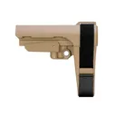 SB TACTICAL SBA3 FDE Adjustable Pistol Stabilizing Brace (SBA3X-02-SB) - SB Tactical
