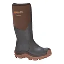 DRYSHOD Womens Haymaker Hi Brown/Peanut Farm Boot (HAY-WH-BR) - Dryshod