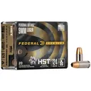 FEDERAL Premium Personal Defense 9mm 124 Grain HST Ammo, 20 Round Box (P9HST1S) - Federal