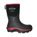 DRYSHOD Womens Arctic Storm Mid Black/Cranberry Boots (ARS-WM-CR) - Dryshod