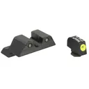 TRIJICON HD XR 3 Dot Green Tritium w/ Yellow Front Outline Night Sight Set for Glock 17/19/26/27/33/34 (GL601-C-600835) - Trijicon