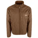 DRAKE Delta Quilted Fleece Lined Tobacco Jacket (DW1071-TOB) - Drake
