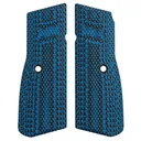 FN AMERICA G10 Black/Blue Grips For FN High Power (20-100622) - Fn America