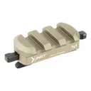 Kinetic Development Group, LLC Kinect M-LOK Rail, Single 3 Slot Picatinny Rail, Brown KIN5-100-BRN - Kinetic Development Group