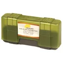 Plano Ammunition Box, Holds 20 Rounds of .22-250/.250 Savage Rifle Rounds, Charcoal/Green , 6 Pack 122820 - Plano