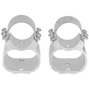 Weaver See-Thru Mount, For Ruger 10/22, Symmetrical Caps, Silver Finish 49734 - Weaver