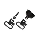 Uncle Mike's QD Mag Cap & Wood Screw Swivel, 1", Fits Remington 870 Express, Black, With Internal Ratchet 18002 - Uncle Mikes