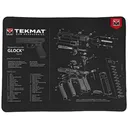 TekMat Ultra Mat, For Glock Gen 5, Cleaning Mat, Thermoplastic Surface Protects Gun From Scratching, 1/4" Thick, 15"X20", Tube Packaging, Black TEK-R20-GLOCK-G5 - TekMat