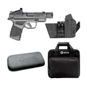 Springfield Hellcat RDP 9mm 11rd/13rd 3.8" Barrel Black Pistol with GRITR IWB LH Gun Holster, Cleaning Kit & Soft Pistol Case - Springfield Armory