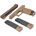 Sig Sauer Caliber X-Change Kit, 9MM, P320-M17, Coyote Finish, 1-17Rd & 2-21Rd Magazines, 4.7" Configuration 8900267 - Sig Sauer