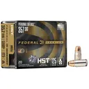 Federal Premium, 357 SIG, 125 Grain, Jacketed Hollow Point, 20 Round Box P357SHST1S - Federal