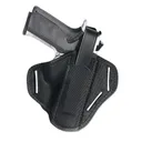 Uncle Mike's Super Belt Slide Holster, Size 36, Fits Small Revolver With 2" Barrel, Ambidextrous, Black 86360 - Uncle Mikes