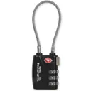 Bulldog Cases TSA Lock w/Steel Cable, Black Finish BD8022 - Bulldog Cases