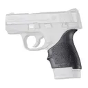 Hogue HandALL Beavertail Grip, Fits S&W M&P Shield/Ruger LC9, Rubber, Finger Grooves, Black 18400 - Hogue