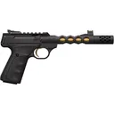 BROWNING Buck Mark Plus Vision 22LR 5.875in 10rd Black/Gold Suppressor Ready Pistol (51573490) - Browning
