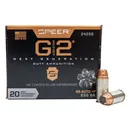 SPEER Gold Dot G2 45 Auto +P 230gr 20/Box Handgun Ammo (24256) - Speer