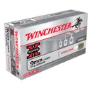 WINCHESTER Super-X WinClean 9mm 115Gr Brass Enclosed Base 50rd/Box Handgun Ammo (WC91) - Winchester Ammo
