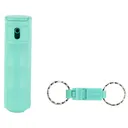 Sabre Pepper Gel with Quick Release Whistle Keychain, .54 Ounces, Mint, Matte Finish F15-MUSG-W2 - Sabre