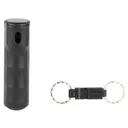 Sabre Pepper Gel with Quick Release Whistle Keychain, .54 Ounces, Black, Matte Finish F15-BUSG-W2 - Sabre