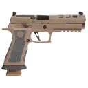 SIG SAUER P320X5 Custom Works DH3 9mm 5in 3x21rd X-Ray 3 Optic Ready Coyote Pistol (320X5-9-DH3) - Sig Sauer