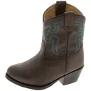SMOKY MOUNTAIN BOOTS Kids Monterey Brown Western Boot (1623T) - Smoky Mountain Boots