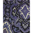 WYOMING TRADERS Paisley Purple/Black Regular Jacquard Silk Scarf (PPB) - Wyoming Traders
