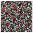 WYOMING TRADERS Calico Black #9 Regular Silk Scarf (C9) - Wyoming Traders