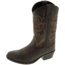 SMOKY MOUNTAIN BOOTS Kids Monterey Brown/Black Western Boots (1575) - Smoky Mountain Boots