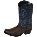 SMOKY MOUNTAIN BOOTS Kids Monterey Brown/Navy Western Boots (1759) - Smoky Mountain Boots