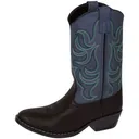 SMOKY MOUNTAIN BOOTS Kid's Monterey Black/Blue Western Boot (1576) - Smoky Mountain Boots