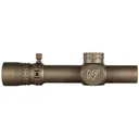 NIGHTFORCE NX8 1-8x24mm F1 Capped E/W .2 MRAD PTL FC-DMX Dark Earth Riflescope (C663) - Nightforce
