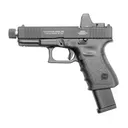 Advantage Arms Conversion Kit, 19-23G3-MOD, 22 LR, 4.02" Threaded Barrel, Fits Glock 19/23 Gen 3, Optics Ready, Black, Fixed Sights, 15 Rounds, 2 Magazines AAC19-23G3-MOD - Advantage Arms