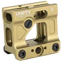 Unity Tactical FAST Micro, Red Dot Mount, 2.26" Optical Height, Compatible with T1/T2 Footprints, Anodized Finish, Flat Dark Earth FST-MICF - UNITY Tactical