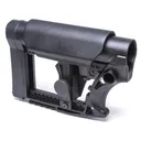 Luth-AR MBA-4 Carbine Stock with Cheek Riser, Fits AR-15 & AR-10 Commercial and Mil-Spec Dia Buffer Tubes, Black MBA-4-CHP - Luth-AR
