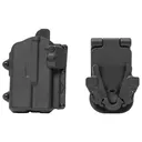 Alien Gear Holsters Rapid Force Level II Slim, Outside the Waistband Holster, Fits Sig P365/365 SAS with Light, Quick Detach System, Polymer, Black R2-LB-0900-R-B-L1-D - Alien Gear