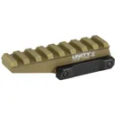 Unity Tactical FAST, Red Dot Riser, Elevates Lower 1/3 Mount to 2.26" Optical Height, Direct to Picitinny, Anodized Finish, Flat Dark Earth FST-ORF - Unity Tactical