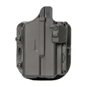 Alien Gear Holsters Rapid Force Level II Slim, Outside the Waistband Holster, Fits Glock 19/23/32/45 with Light, Polymer, Paddle Attachment, Black R2-PA-0057-R-B-L1-D - Alien Gear