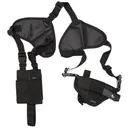 Bulldog Cases Deluxe Pro Shoulder Holster, Fits Large Revolver With 2.5" Barrel, Ambidextrous, Black WSHD 2 - Bulldog Cases