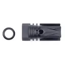 LBE Unlimited Flash Hider, 223 Remington/556NATO, 1/2x28 Thread Pattern, Matte Finish, Black ARFH-REV - Lbe Unlimited