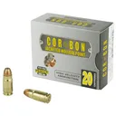 CorBon Self Defense, 357SIG, 125 Grain, Jacketed Hollow Point, 20 Round Box 357SIG125 - Cor-Bon
