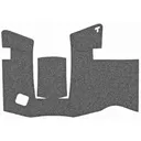 TALON Grips Inc Granulate, Grip, Adhesive Grip, Fits Glock 48 and 43X, Black 385G - TALON Grips