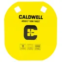Caldwell AR500, Gong Target, 5", Steel, Yellow 1116700 - Caldwell Shooting