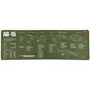 TekMat Long Gun, AR-15, Cleaning Mat, Thermoplastic Surface Protects Gun From Scratching, 1/8" Thick, 12"x36", Tube Packaging, OD Green TEK-R36-AR15-OD - TekMat