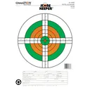 Champion Traps & Targets Fluorescent Orange/Green Bullseye Scorekeeper Target, 25 Yard Pistol Slow Fire, 12 Pack 45760 - Champion Target